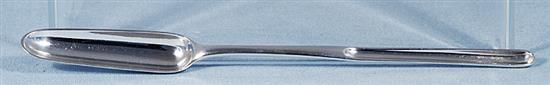 A George III silver marrow scoop, Length 9”/224mm Weight 1.5oz/43grms